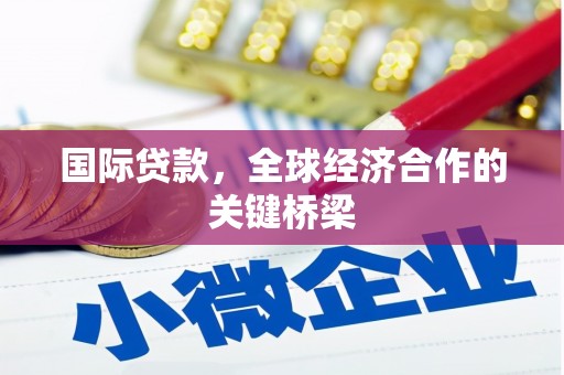 江苏国际贷款，全球经济合作的关键桥梁
