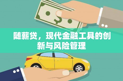 江苏随薪贷，现代金融工具的创新与风险管理