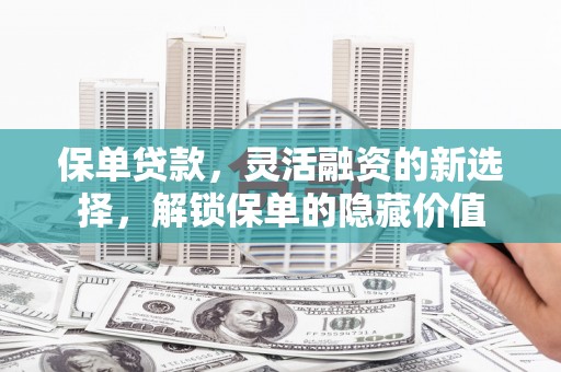 江苏保单贷款，灵活融资的新选择，解锁保单的隐藏价值