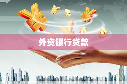 江苏外资银行贷款