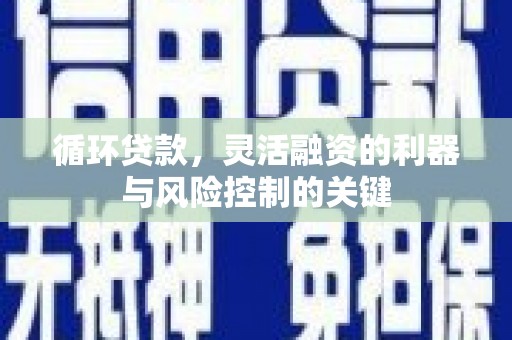 江苏循环贷款，灵活融资的利器与风险控制的关键