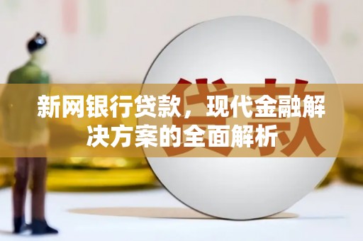 江苏新网银行贷款，现代金融解决方案的全面解析