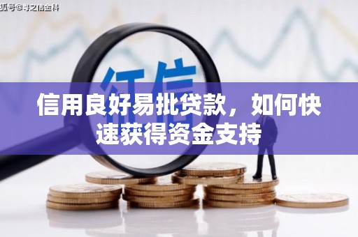 江苏信用良好易批贷款，如何快速获得资金支持