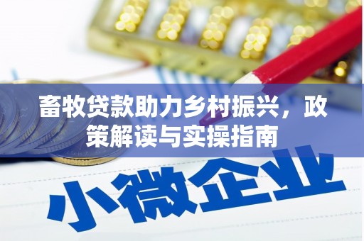 江苏畜牧贷款助力乡村振兴，政策解读与实操指南