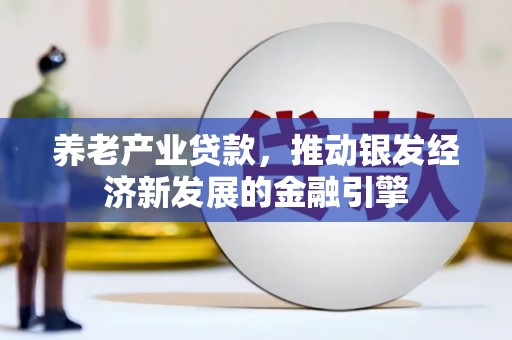 江苏养老产业贷款，推动银发经济新发展的金融引擎
