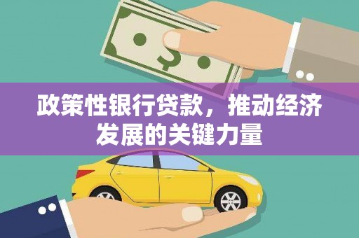 江苏政策性银行贷款，推动经济发展的关键力量