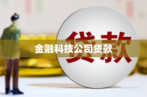 江苏金融科技公司贷款