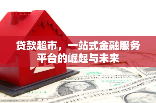 江苏贷款超市，一站式金融服务平台的崛起与未来
