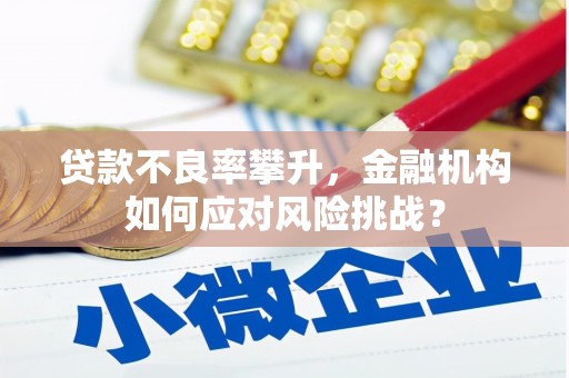 江苏贷款不良率攀升，金融机构如何应对风险挑战？