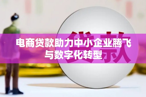 江苏电商贷款助力中小企业腾飞与数字化转型