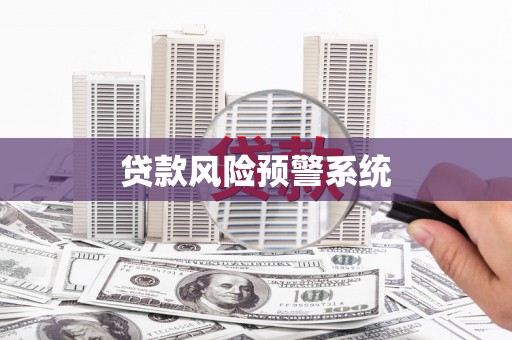 江苏贷款风险预警系统